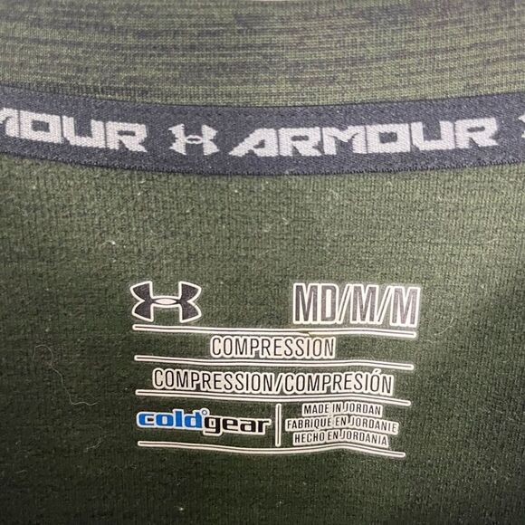 Under Armour Green Compression Long Sleeve Top - Picture 5 of 5